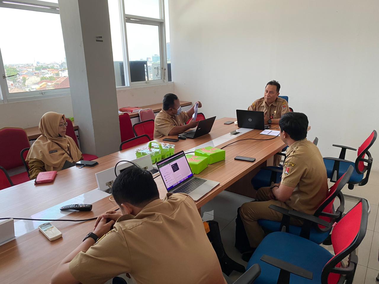 DISKOMINFO Kota Semarang Hadiri Rapat Penambahan Komponen Manajemen Risiko pada Penilaian Kinerja Organisasi Tahunan